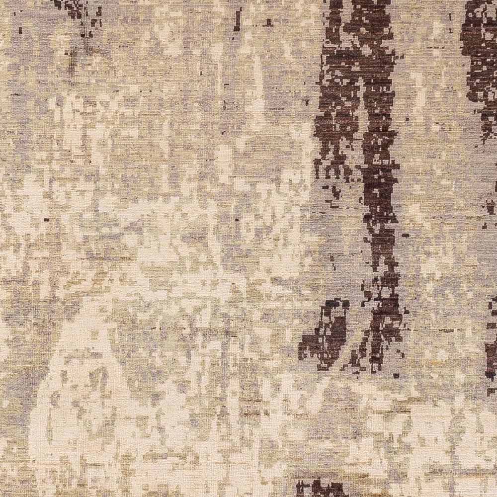 Designerski dywan - 300 x 209 cm - srebrny