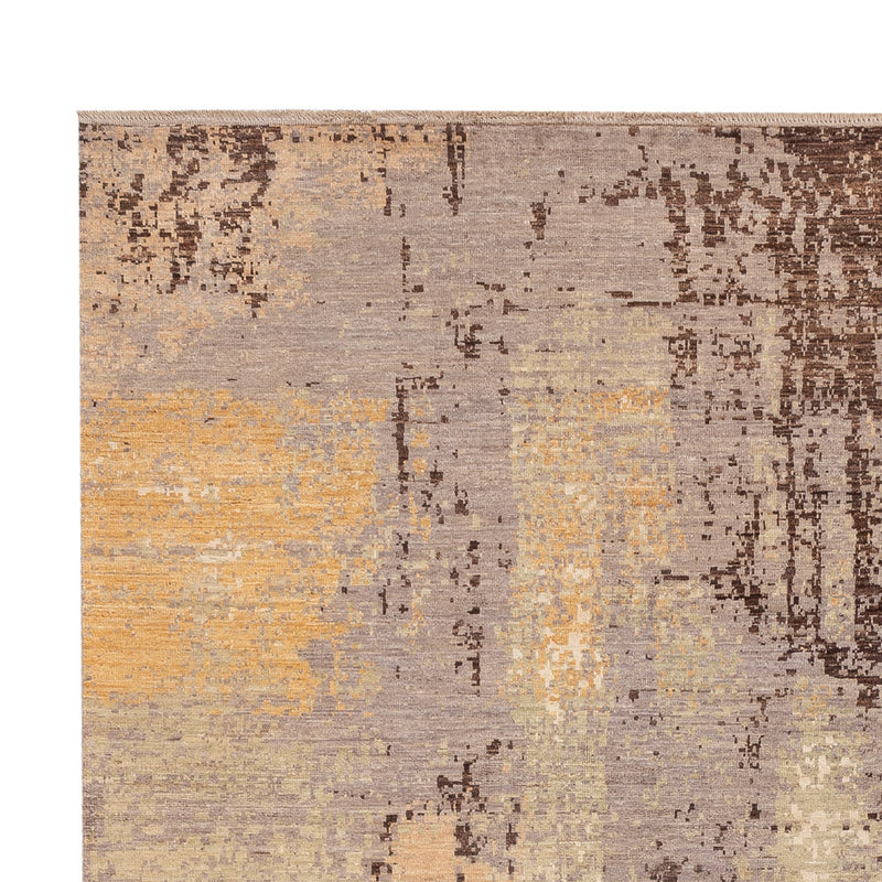 Designerski dywan - 300 x 209 cm - srebrny