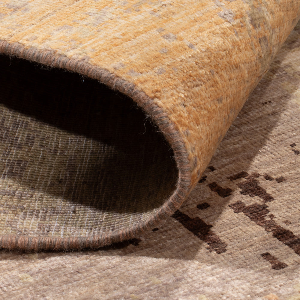 Designerski dywan - 300 x 209 cm - srebrny