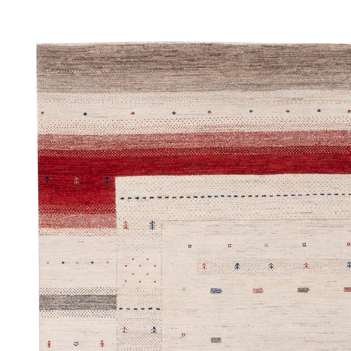 Dywan Gabbeh - Loribaft Indus - 306 x 202 cm - kremowy