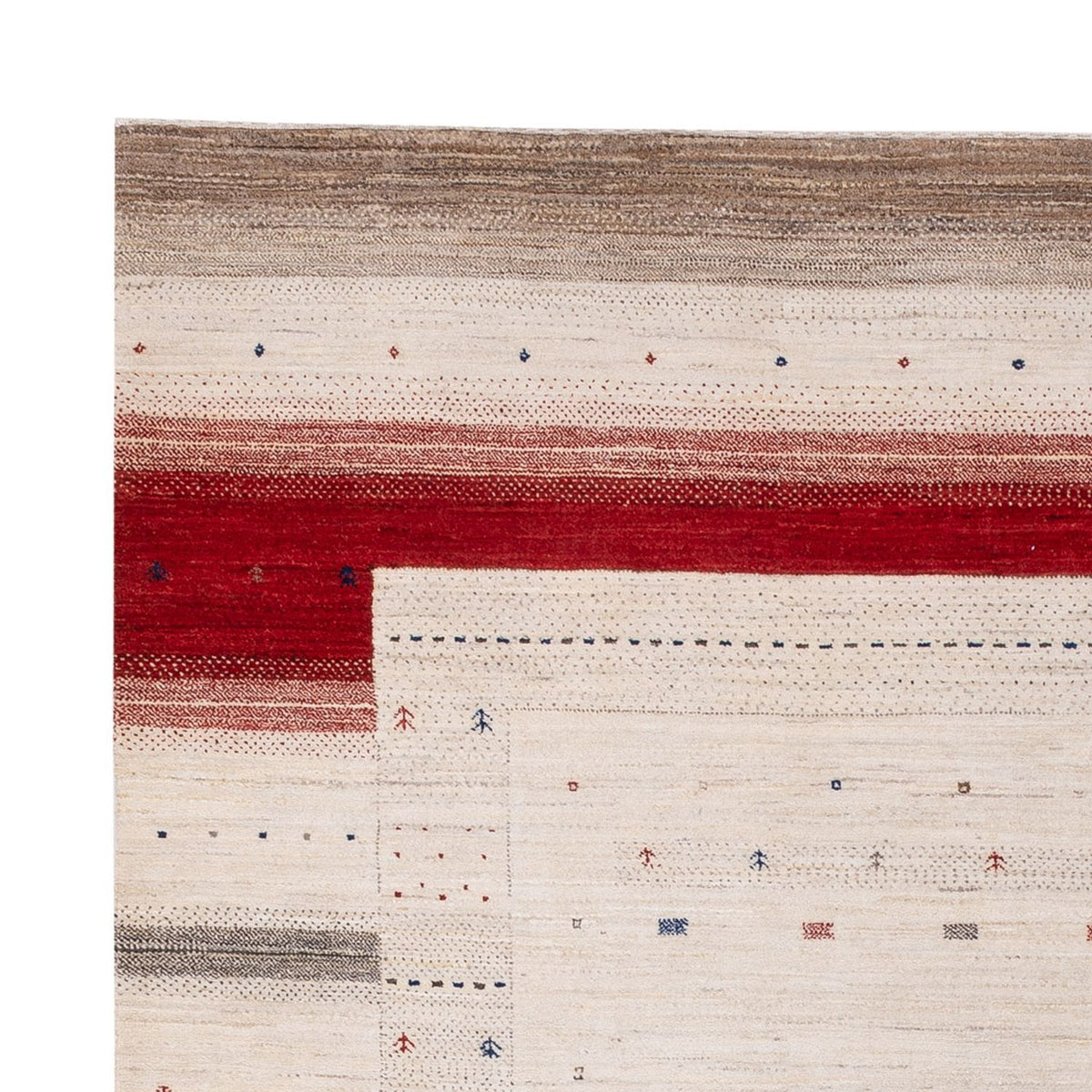 Dywan Gabbeh - Loribaft Indus - 306 x 200 cm - kremowy