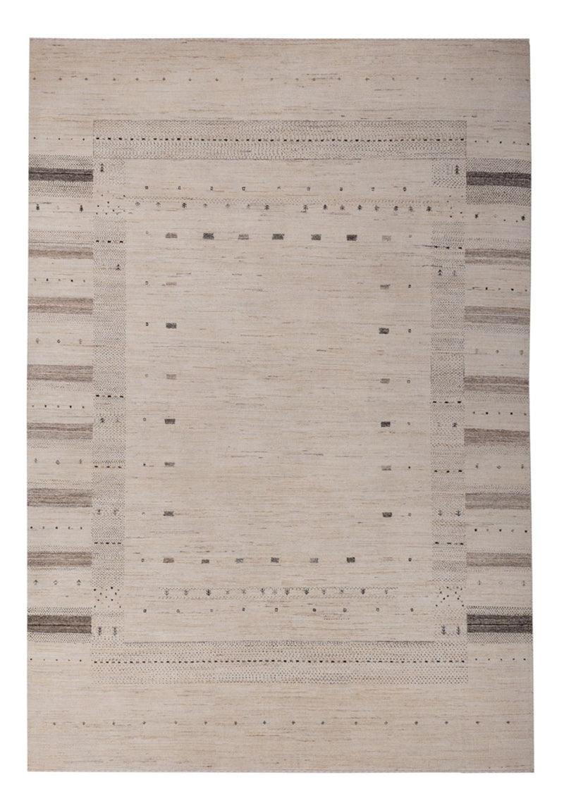 Dywan Gabbeh - Loribaft Indus - 295 x 202 cm - kremowy