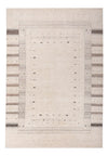 Indo Loribaft Dywan 202x302cm - Dywan wełniany - Prostokątny / Kremowy / 202 x 302 cm Prostokątny