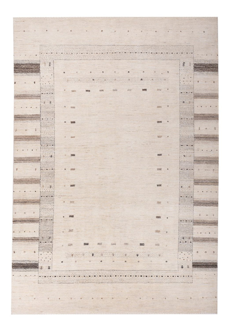 Dywan Gabbeh - Loribaft Indus - 302 x 202 cm - kremowy