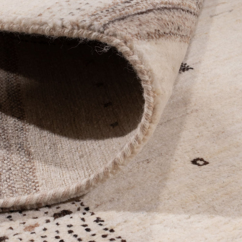 Dywan Gabbeh - Loribaft Indus - 302 x 202 cm - kremowy