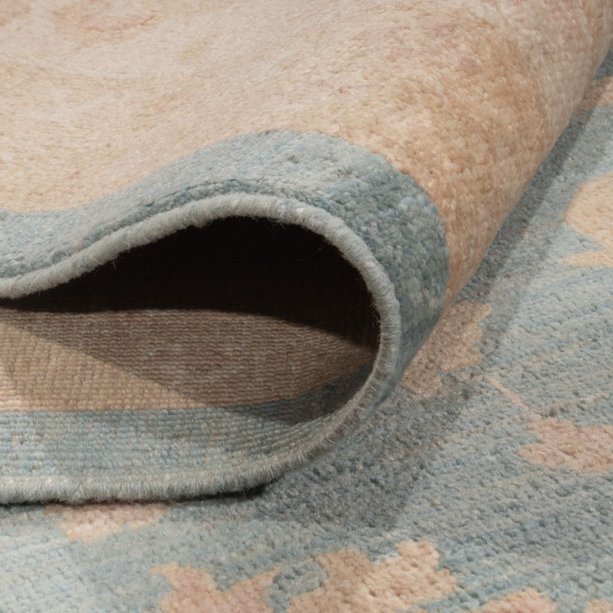 Dywan Zieglera - 300 x 251 cm - jasnoniebieski