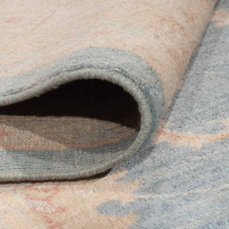 Dywan Zieglera - 298 x 250 cm - jasnoniebieski