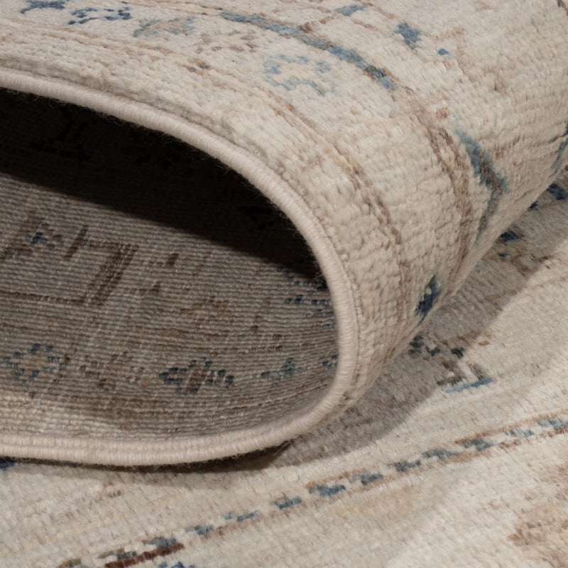 Designerski dywan - 185 x 121 cm - srebrny