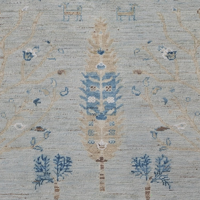 Designerski dywan - 181 x 120 cm - srebrny