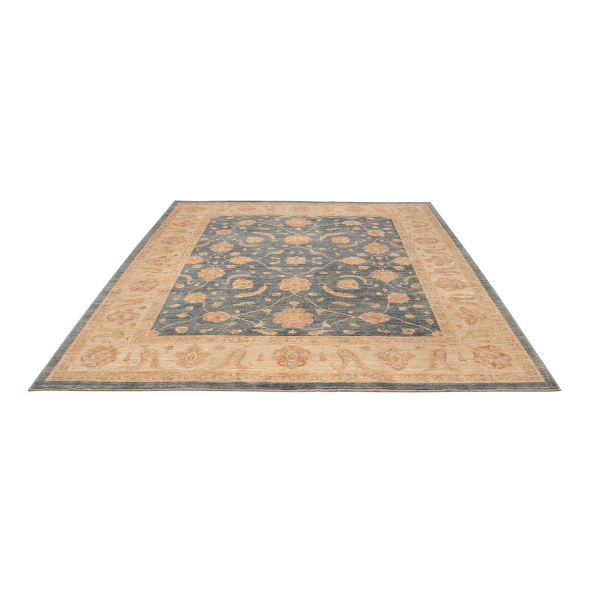 Dywan Zieglera - 296 x 257 cm - niebieski