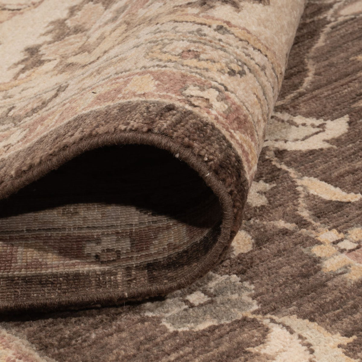 Dywan Zieglera - 319 x 252 cm - brązowy