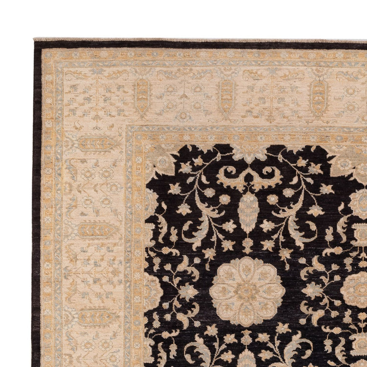 Dywan Zieglera - 302 x 251 cm - czarny