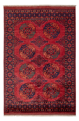 Afgański dywan - Kunduz - 234 x 176 cm - czerwony