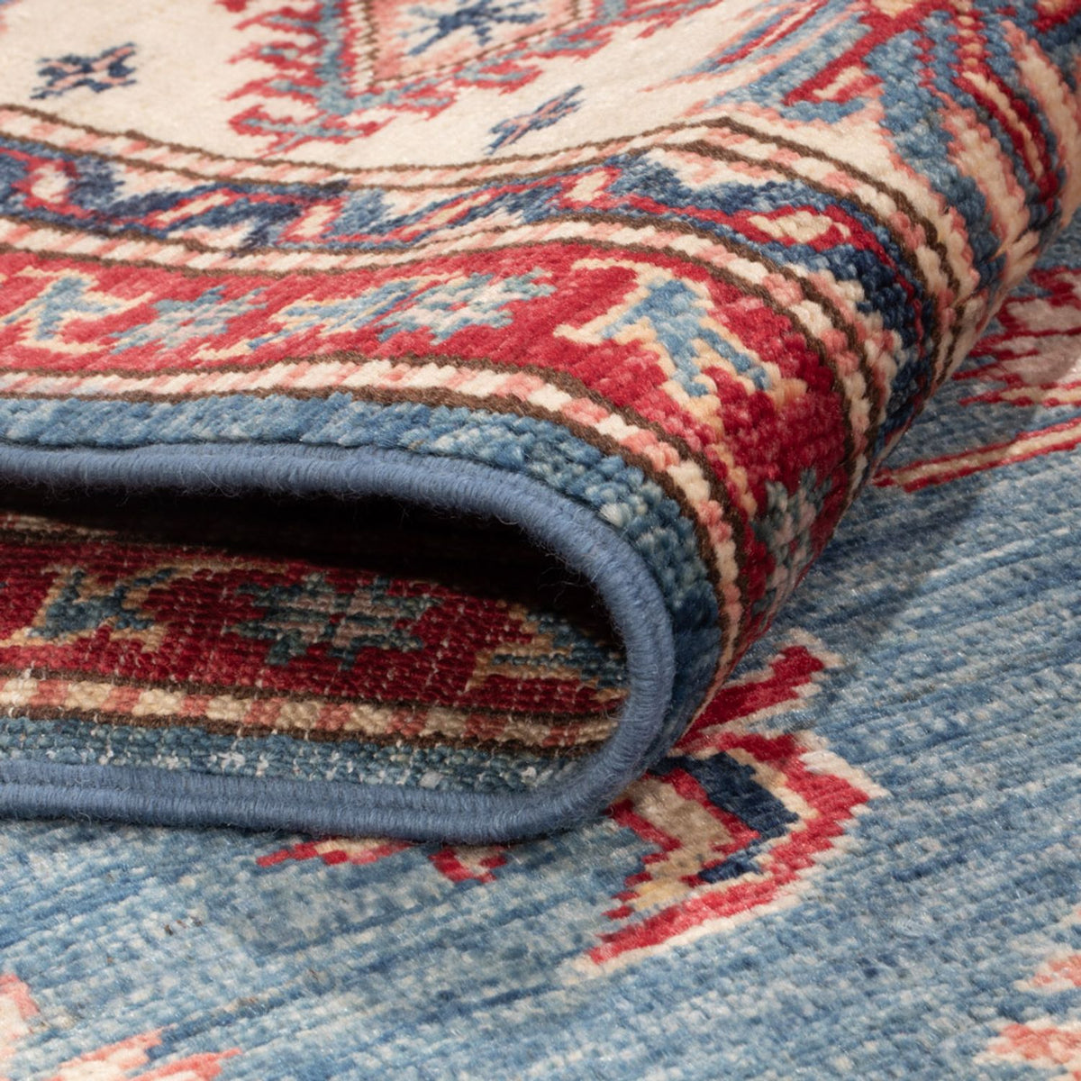 Dywan Ziegler - Kazak - 256 x 171 cm - niebieski