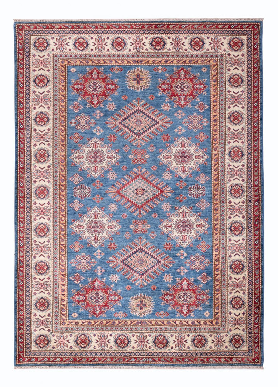 Dywan Ziegler - Kazak - 244 x 175 cm - niebieski