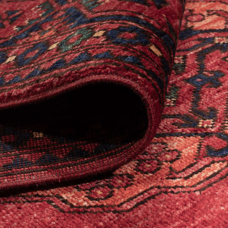 Afgański dywan - Kunduz - 241 x 174 cm - czerwony