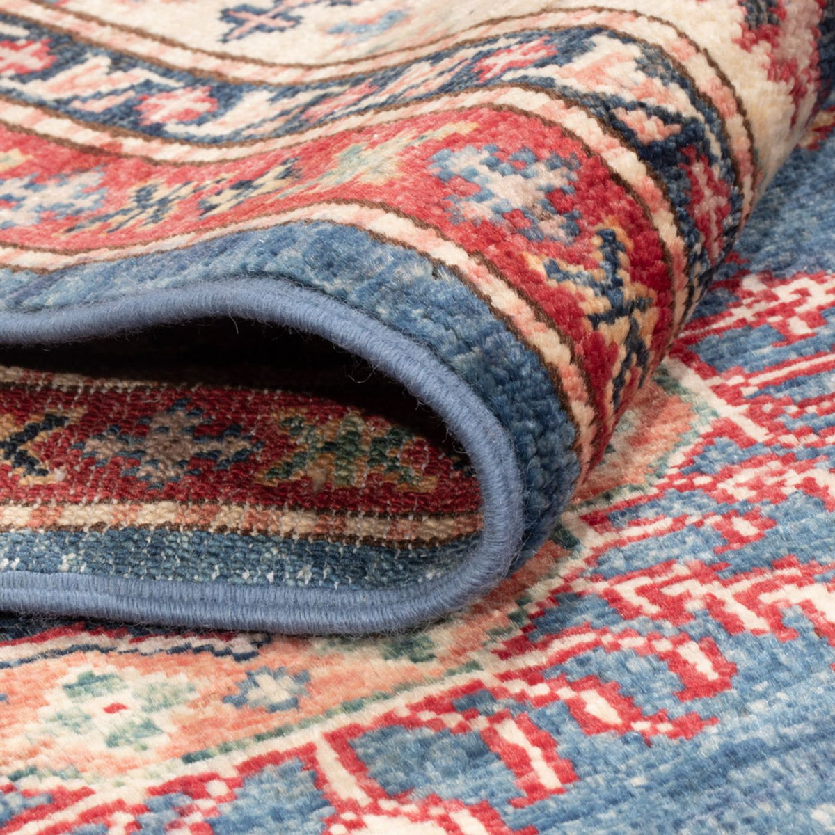 Dywan Ziegler - Kazak - 248 x 170 cm - niebieski