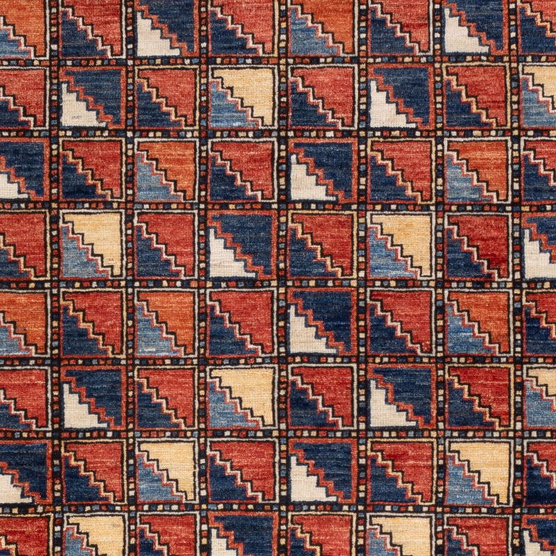 Dywan afgański - 215 x 176 cm - wielokolorowy