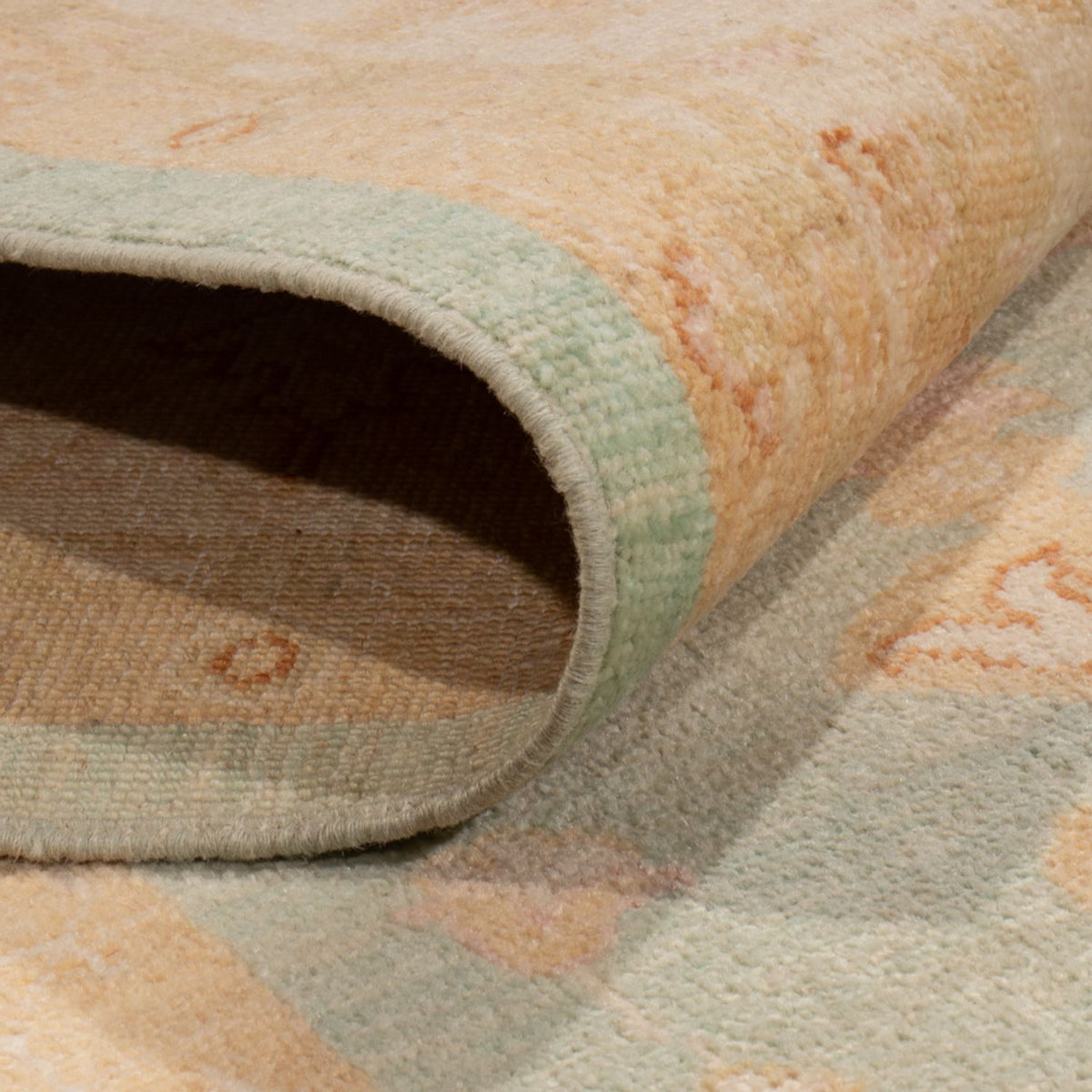 Dywan Zieglera - 287 x 211 cm - turkusowy