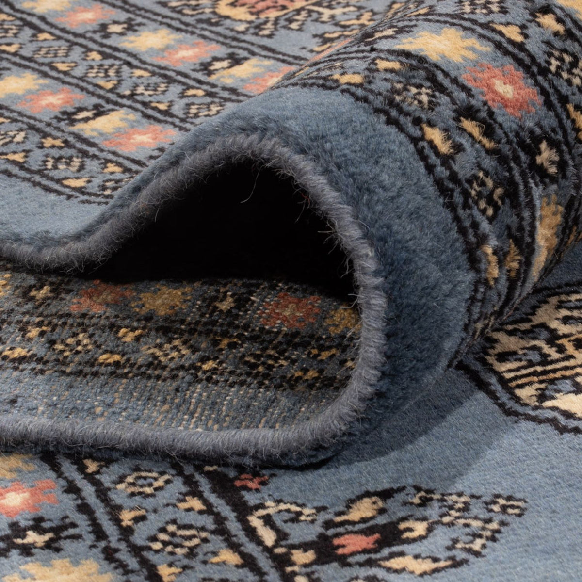 Afgański dywan - Bukhara - 307 x 250 cm - niebieski