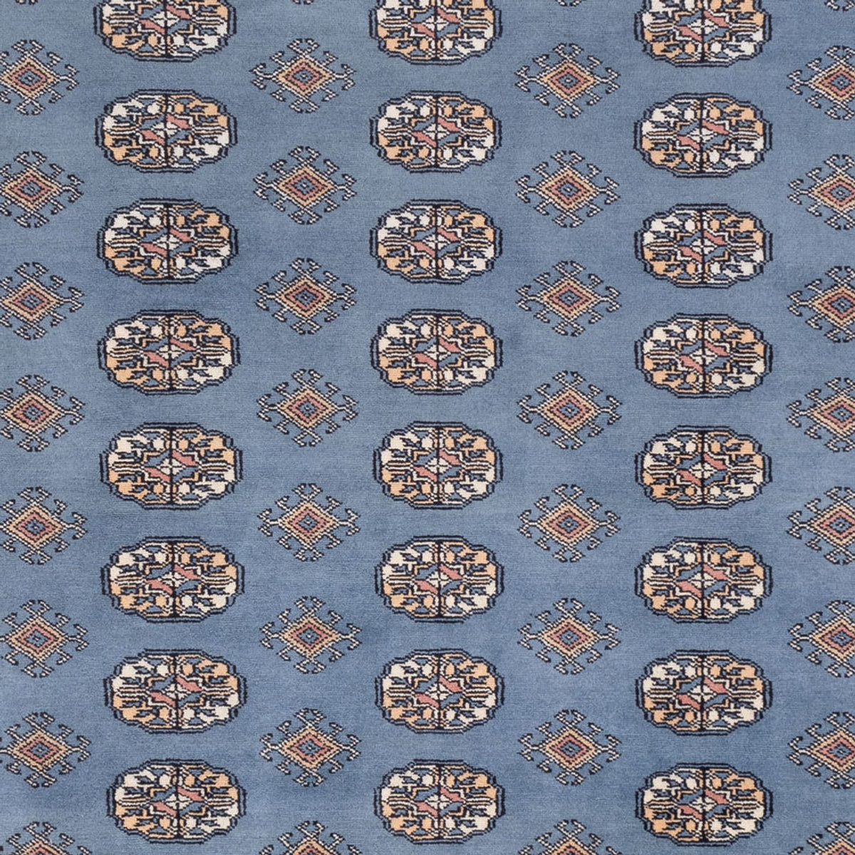 Afgański dywan - Bukhara - 305 x 249 cm - jasnoniebieski