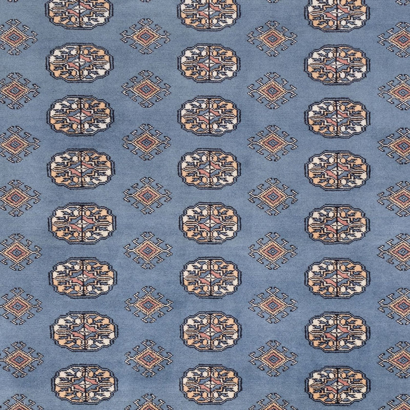 Afgański dywan - Bukhara - 305 x 249 cm - jasnoniebieski