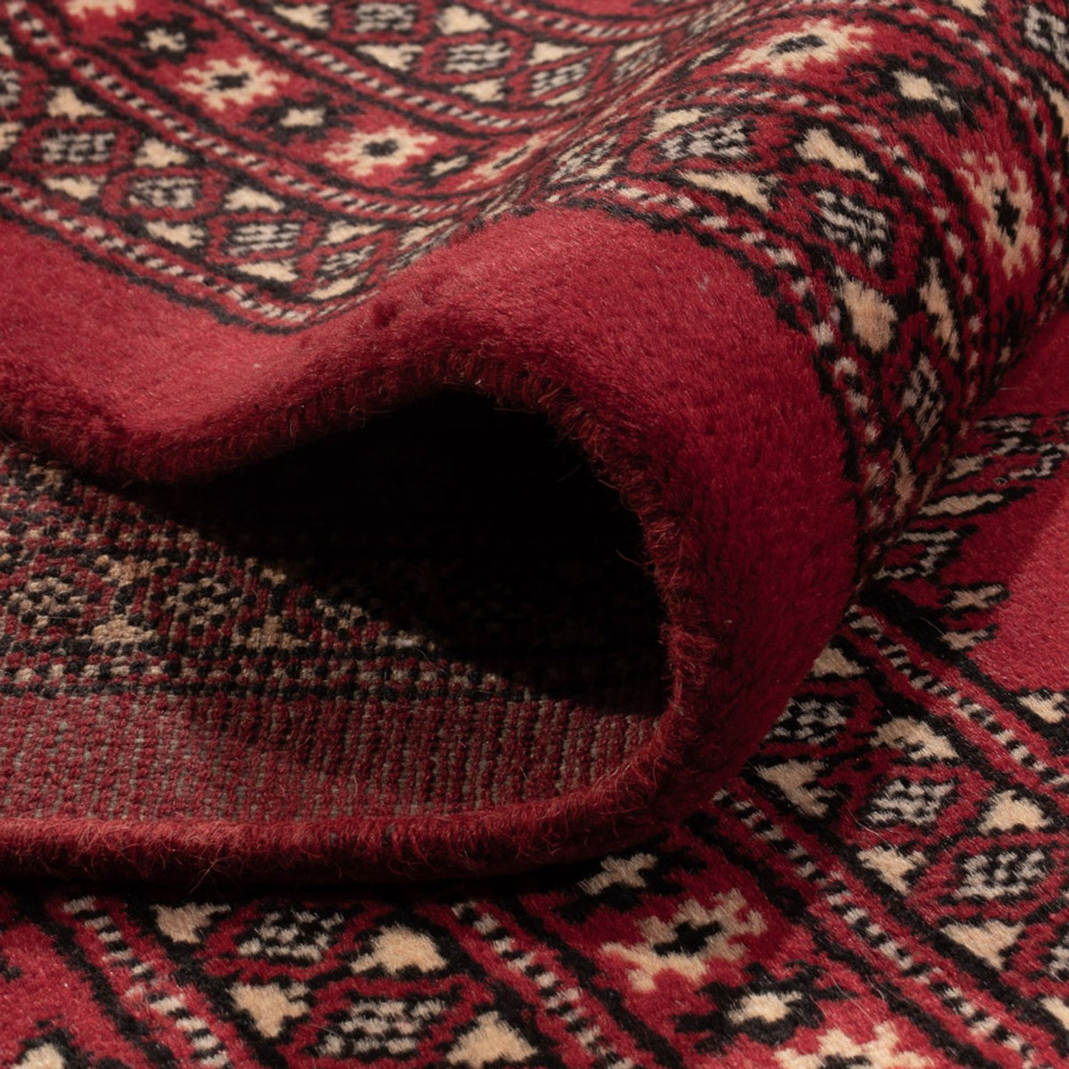 Afgański dywan - Bukhara - 309 x 248 cm - czerwony