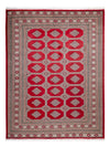Bukhara Dywan 220x287cm - Dywan orientalny - Prostokątny / Czerwony / 220 x 287 cm Prostokątny