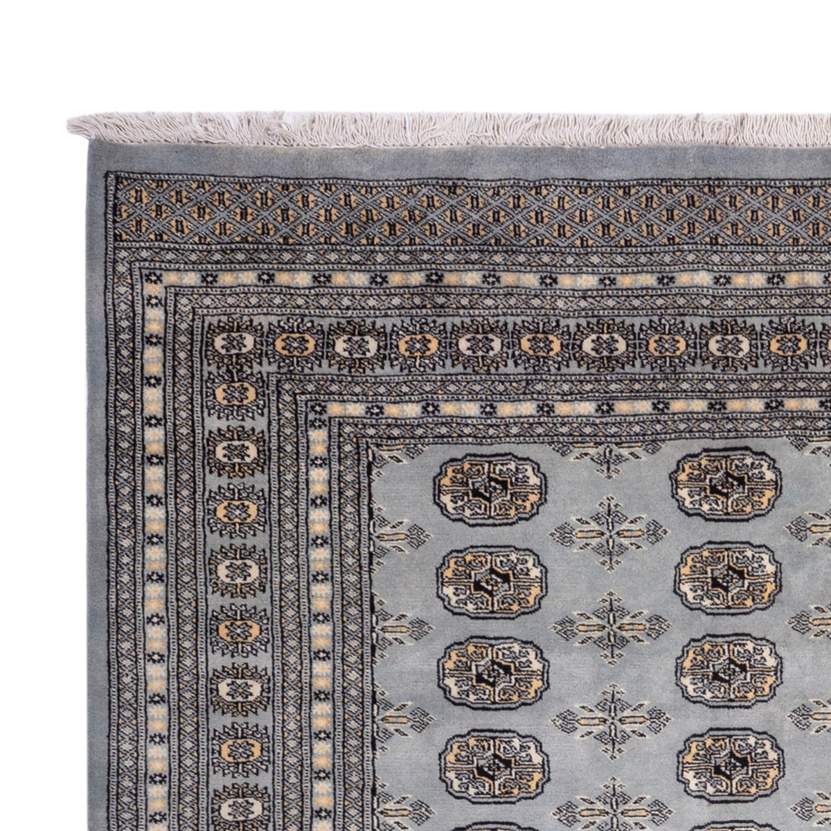 Afgański dywan - Bukhara - 310 x 207 cm - jasnoniebieski