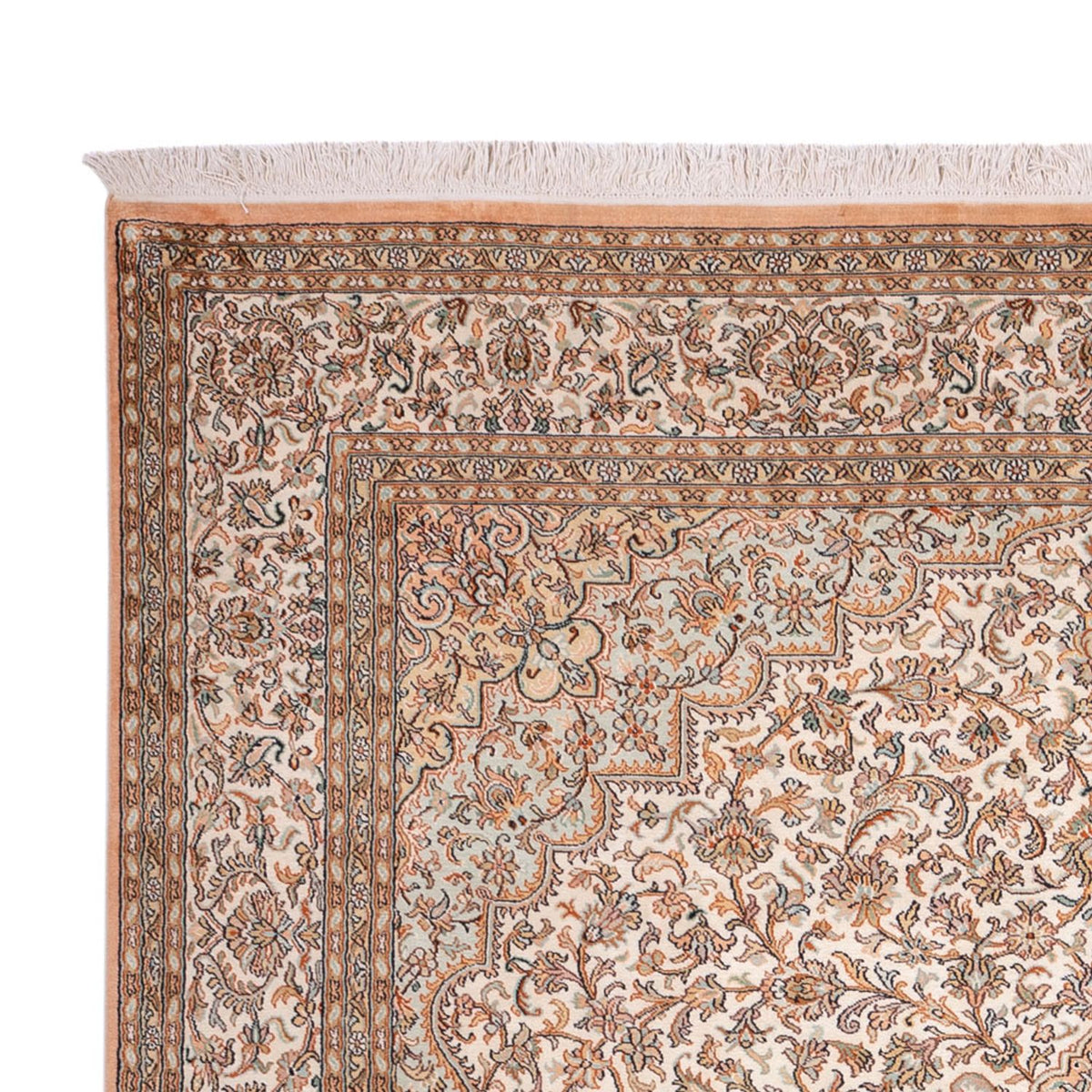 Jedwabny dywan - Kashmir Silk - 290 x 205 cm - piaskowy