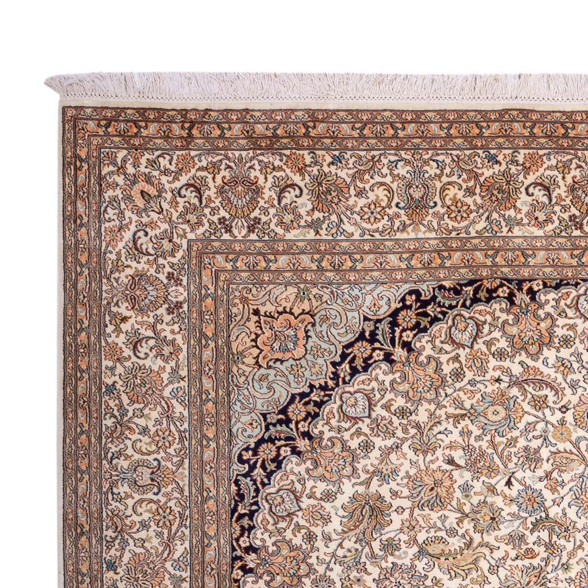 Jedwabny dywan - Kashmir Silk - 309 x 217 cm - piaskowy