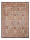 Jedwab kaszmirski Dywan 242x308cm - Dywan orientalny - Prostokątny / Ciemny beż / 242 x 308 cm Prostokątny