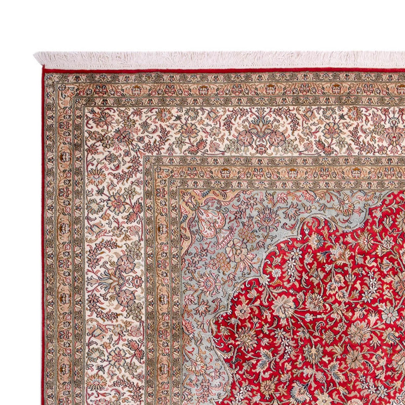 Jedwabny dywan - Kashmir Silk - 303 x 220 cm - czerwony