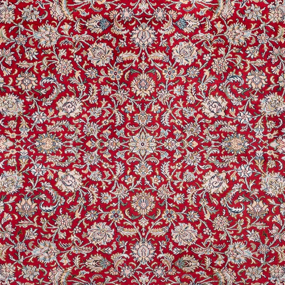 Jedwabny dywan - Kashmir Silk - 302 x 216 cm - czerwony