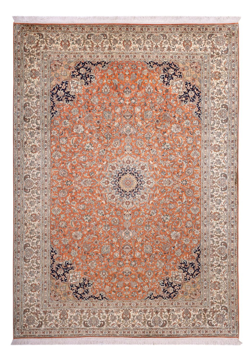 Jedwabny dywan - Kashmir Silk - 306 x 220 cm - terakota