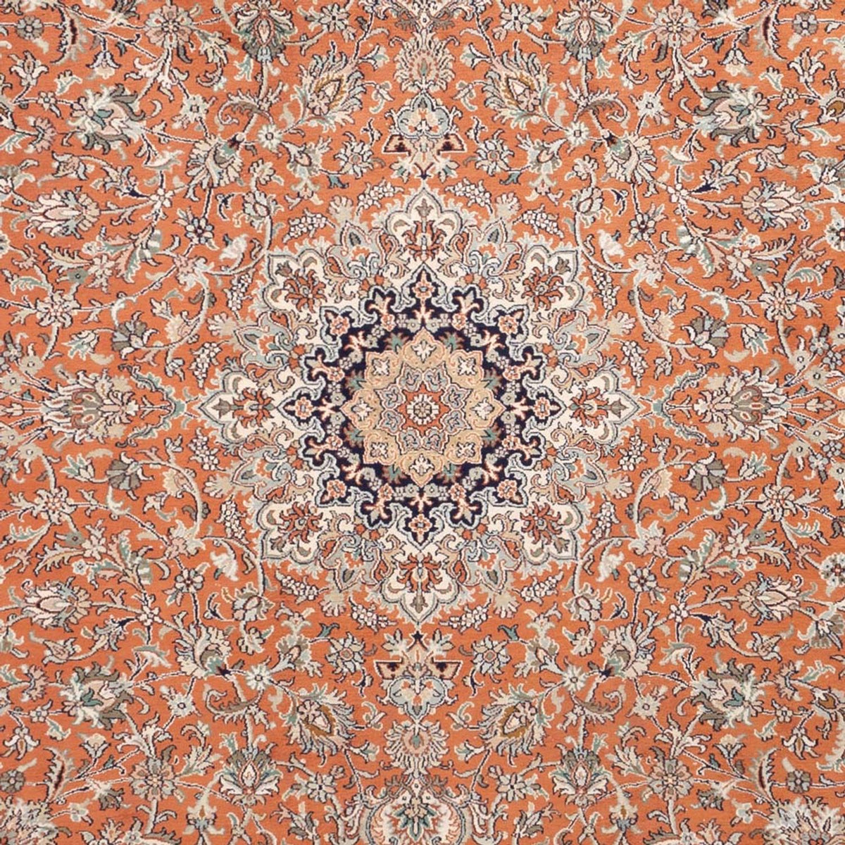 Jedwabny dywan - Kashmir Silk - 306 x 220 cm - terakota