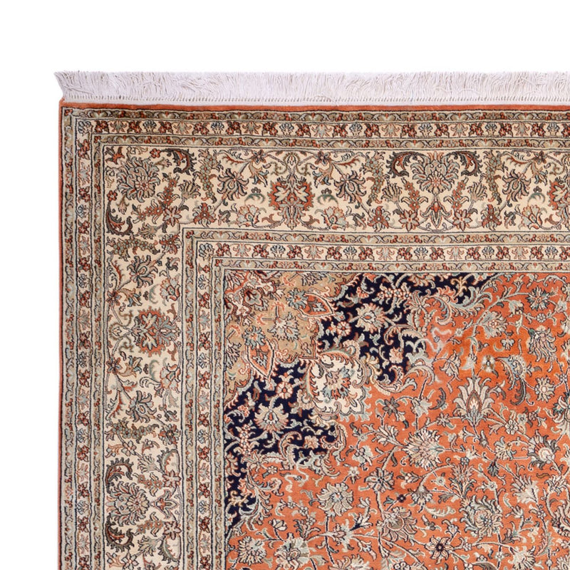 Jedwabny dywan - Kashmir Silk - 306 x 220 cm - terakota