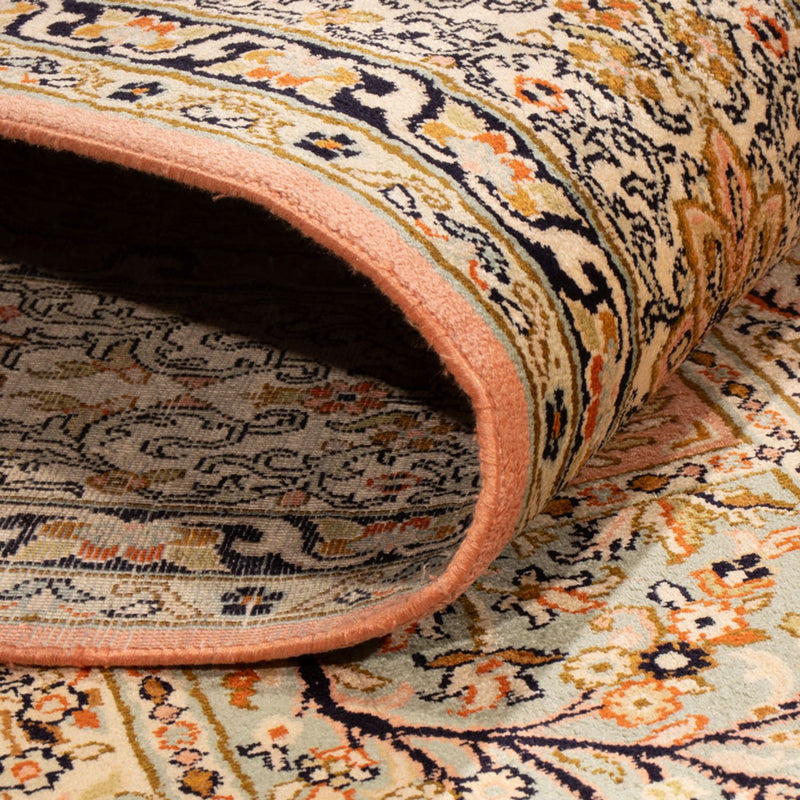 Jedwabny dywan - Kashmir Silk - 316 x 220 cm - ciemny beż