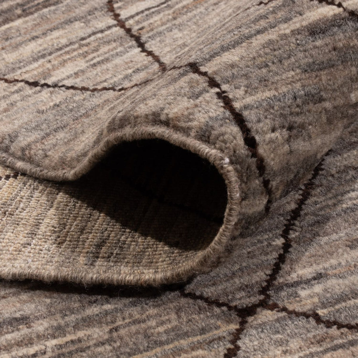 Dywan berberyjski - 296 x 245 cm - ciemny beż