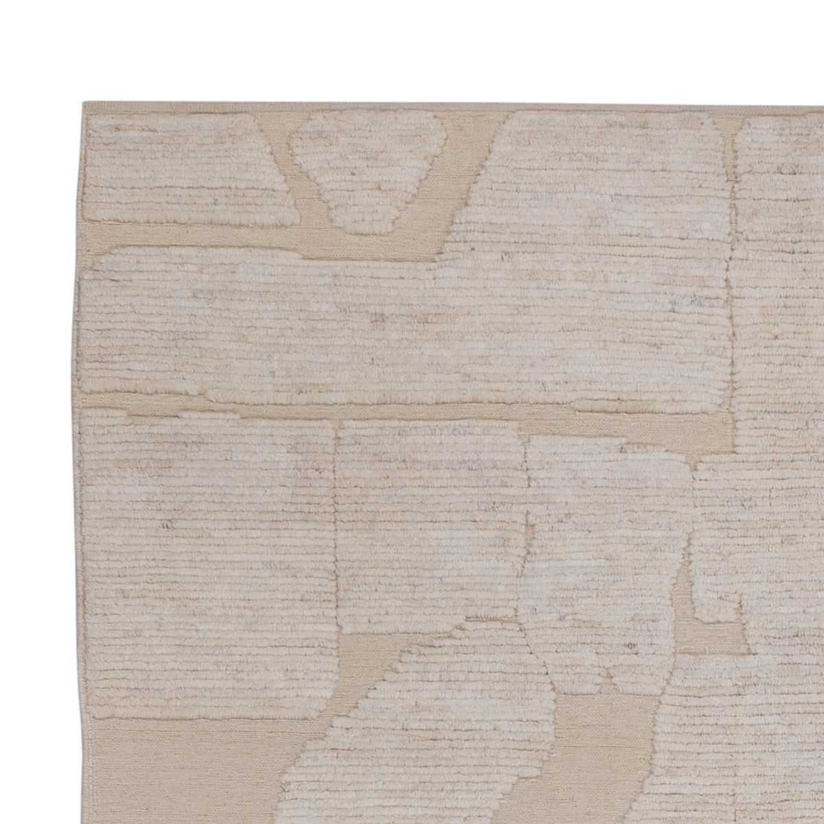 Dywan berberyjski - 298 x 200 cm - kremowy