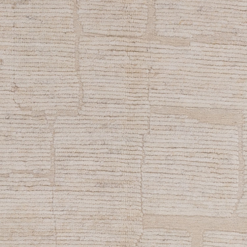 Dywan berberyjski - 191 x 145 cm - kremowy