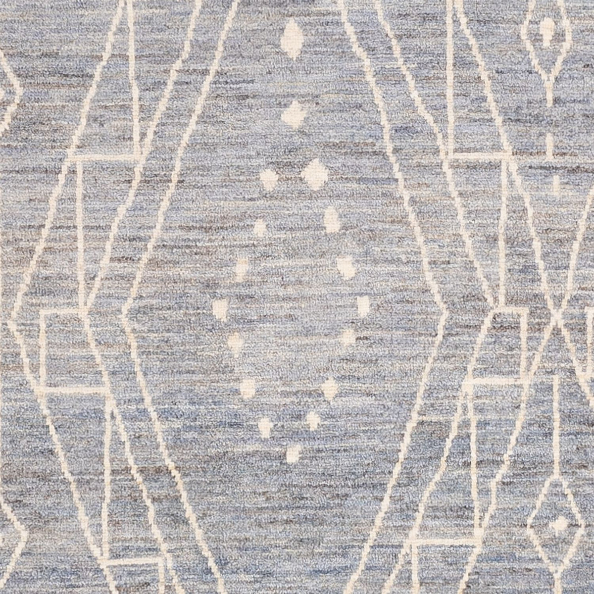 Dywan berberyjski - 208 x 148 cm - morski błękit