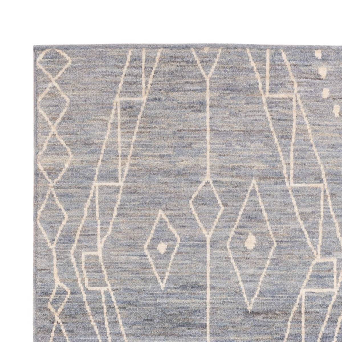 Dywan berberyjski - 208 x 148 cm - morski błękit