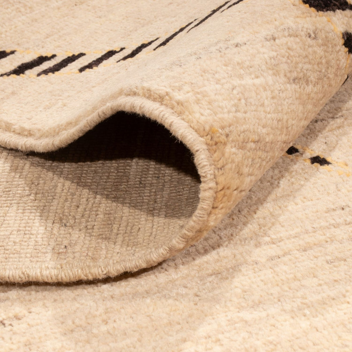 Dywan berberyjski - 232 x 170 cm - beżowy