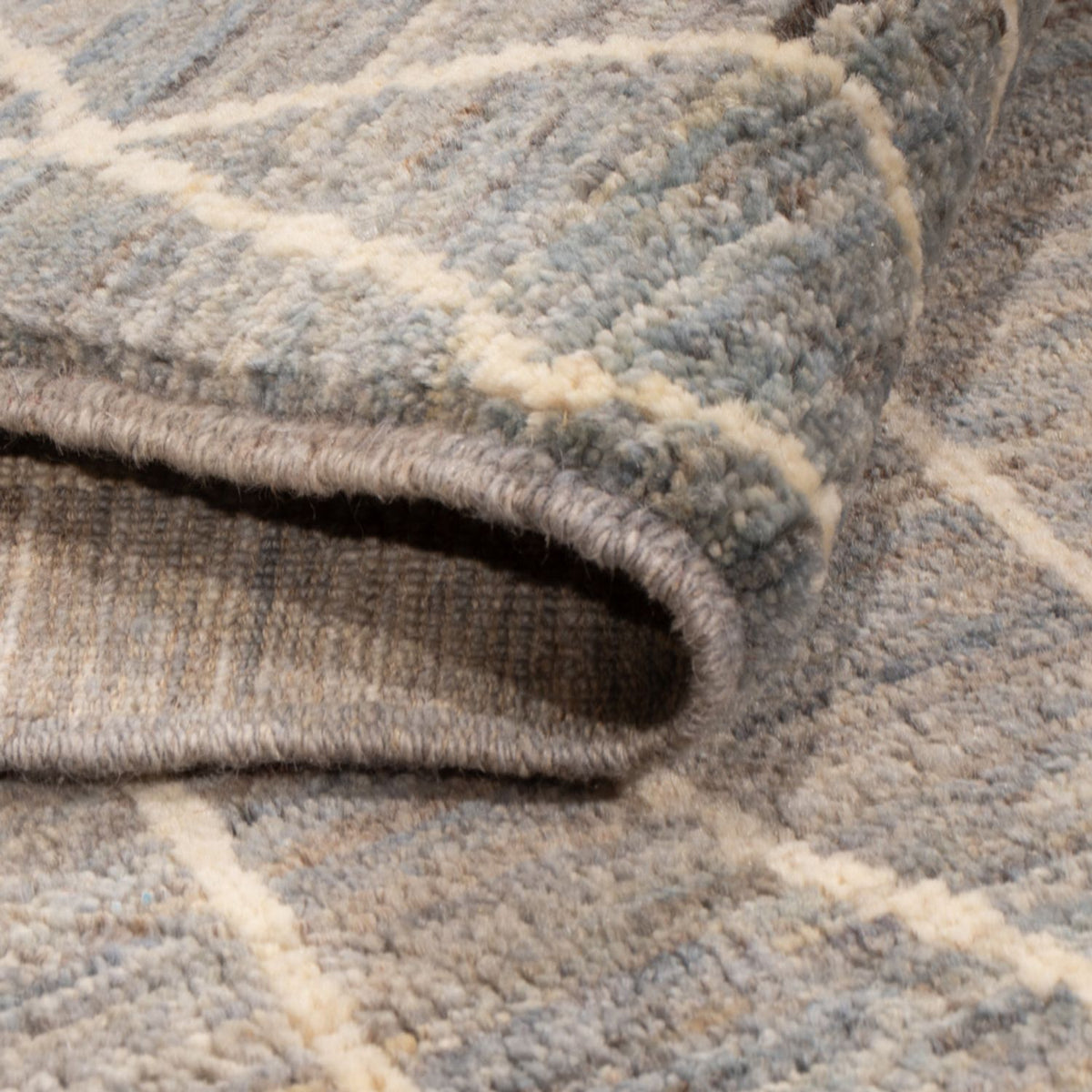 Dywan berberyjski - 288 x 204 cm - morski błękit