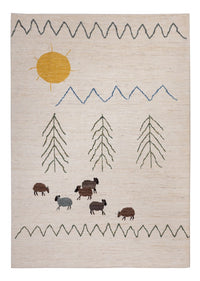 Dywan berberyjski - 286 x 203 cm - natura