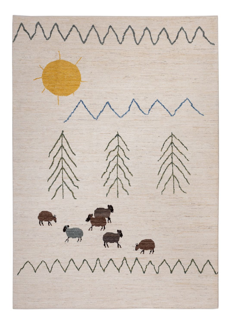 Dywan berberyjski - 286 x 203 cm - natura