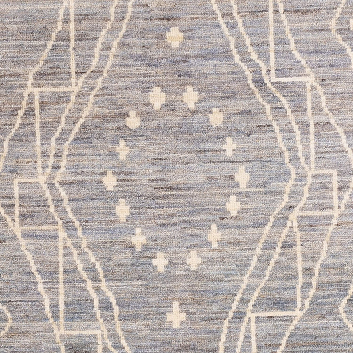 Dywan berberyjski - 198 x 156 cm - morski błękit