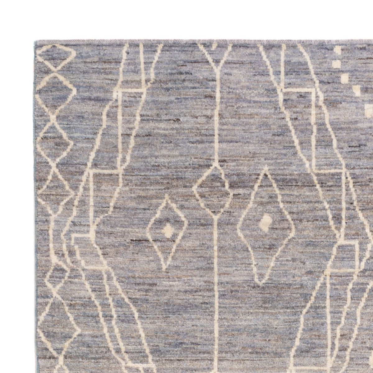 Dywan berberyjski - 198 x 156 cm - morski błękit