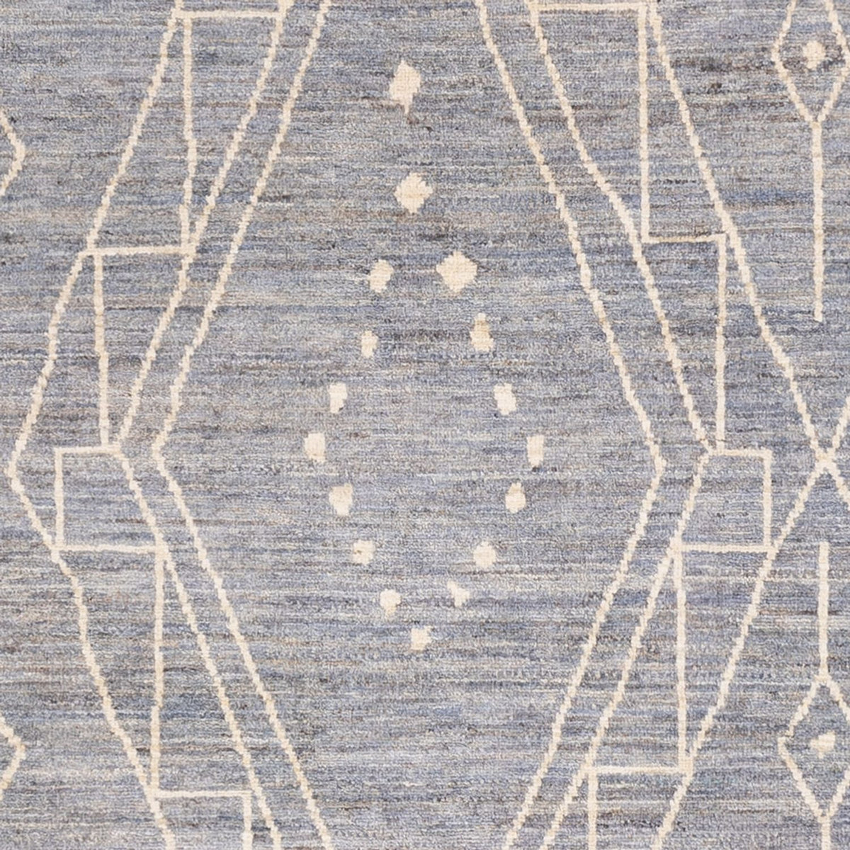 Dywan berberyjski - 245 x 173 cm - morski błękit